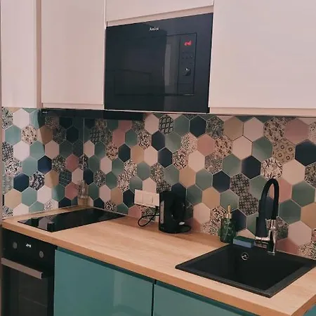 Daire Terrace Family - 2 Terraces, Free Parking, Netflix Cinema Wroclaw
